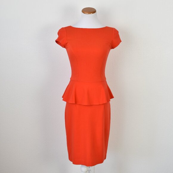 Cache Peplum Sheath Dress - 2 - Picture 1 of 8